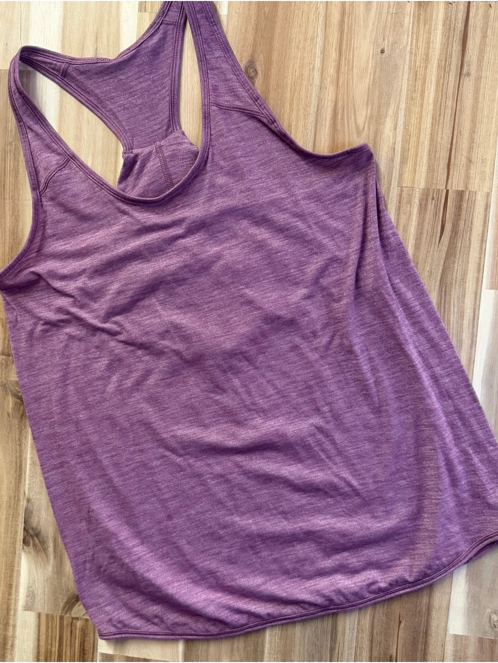 lululemon athletica Plum Heather Racerback Tank